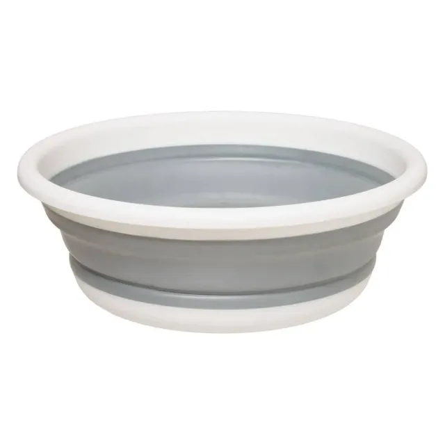 5 FIVE bassine pliable 6 litres grise gain de place